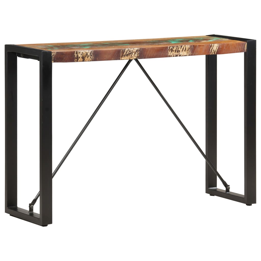 Mobiletto Consolle 110x35x76 cm in Legno Massello di Recupero