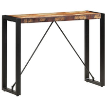 Load image into Gallery viewer, Mobiletto Consolle 110x35x76 cm in Legno Massello di Recupero