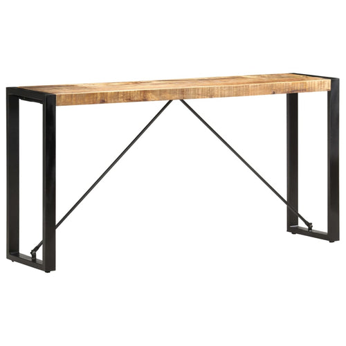 Mobiletto Consolle 150x35x76 cm in Legno Massello di Mango