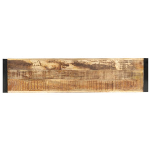 Mobiletto Consolle 150x35x76 cm in Legno Massello di Mango
