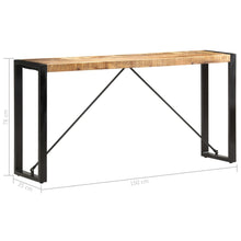 Charger l&#39;image dans la galerie, Mobiletto Consolle 150x35x76 cm in Legno Massello di Mango