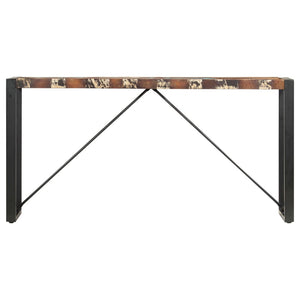 Mobiletto Consolle 150x35x76 cm in Legno Massello di Recupero