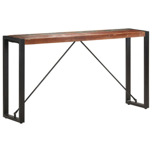 Mobiletto Consolle 150x35x76 cm in Legno Massello di Recupero