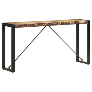 Mobiletto Consolle 150x35x76 cm in Legno Massello di Recupero