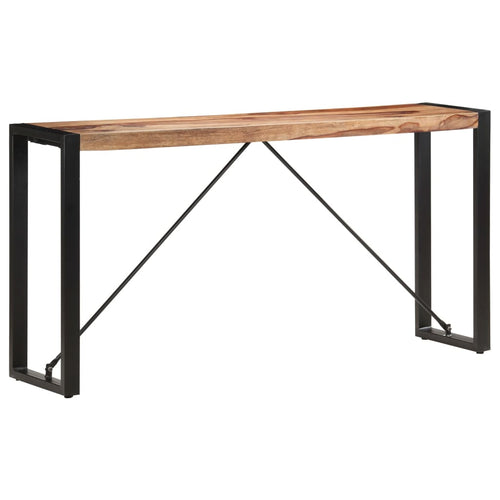Mobiletto Consolle 150x35x76 cm in Legno Massello di Sheesham