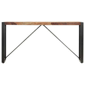 Mobiletto Consolle 150x35x76 cm in Legno Massello di Sheesham