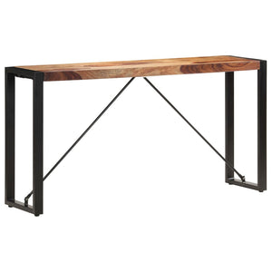 Mobiletto Consolle 150x35x76 cm in Legno Massello di Sheesham