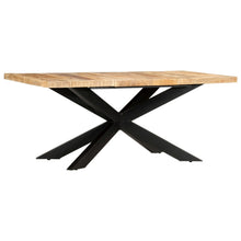 Load image into Gallery viewer, Tavolo da Pranzo 180x90x76 cm in Legno Massello di Mango Grezzo