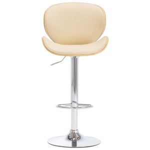 Sedia da Bar Crema in Similpelle