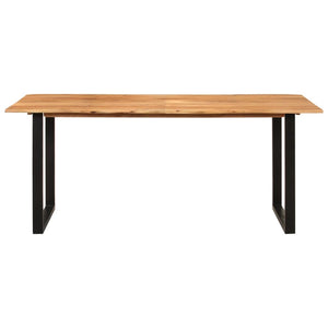 Tavolo da Pranzo 180x90x76 cm in Legno Massello di Acacia