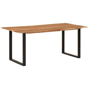 Tavolo da Pranzo 180x90x76 cm in Legno Massello di Acacia