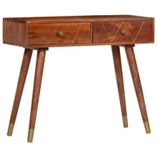 Carica l&#39;immagine nel visualizzatore di Gallery, Tavolo Consolle 90x35x76 cm in Legno Massello d&#39;Acacia