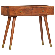 Carica l&#39;immagine nel visualizzatore di Gallery, Tavolo Consolle 90x35x76 cm in Legno Massello d&#39;Acacia