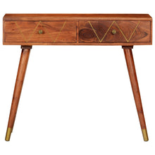 Carica l&#39;immagine nel visualizzatore di Gallery, Tavolo Consolle 90x35x76 cm in Legno Massello d&#39;Acacia