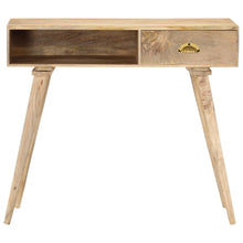 Load image into Gallery viewer, Tavolo Consolle 90x45x75 cm in Legno Massello di Mango