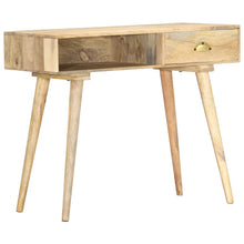 Load image into Gallery viewer, Tavolo Consolle 90x45x75 cm in Legno Massello di Mango