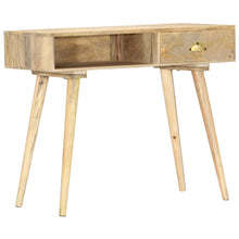 Load image into Gallery viewer, Tavolo Consolle 90x45x75 cm in Legno Massello di Mango