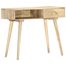 Load image into Gallery viewer, Tavolo Consolle 90x45x75 cm in Legno Massello di Mango
