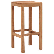 Load image into Gallery viewer, Sgabelli da Bar 2 pz in Legno Massello di Teak