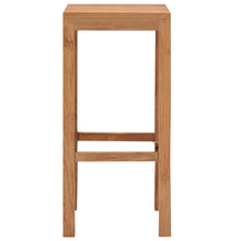 Load image into Gallery viewer, Sgabelli da Bar 2 pz in Legno Massello di Teak