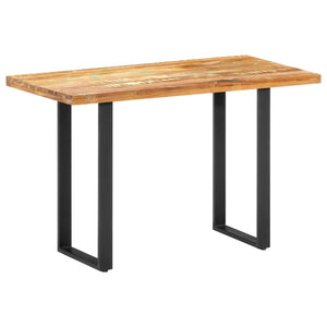 Tavolo da Pranzo 120x60x76 cm in Legno Massello di Recupero