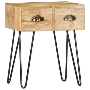 Mobiletto 1 cassetto 40x30x50 cm in Legno Massello di Mango