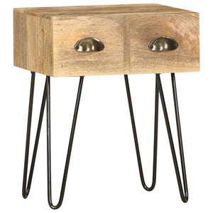 Mobiletto 1 cassetto 40x30x50 cm in Legno Massello di Mango