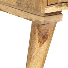 Load image into Gallery viewer, Mobiletto 2 cassetti 40x30x50 cm in Legno Massello di Mango