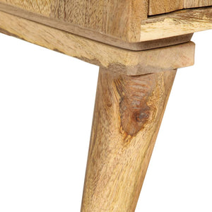 Mobiletto 2 cassetti 40x30x50 cm in Legno Massello di Mango