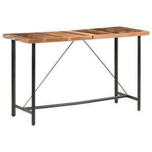 Tavolo Bar da Pranzo 180x70x107 in Legno Massello di Recupero