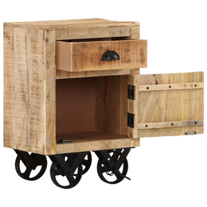 Mobiletto 40x30x57 cm in Legno Massello di Mango