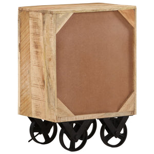 Mobiletto 40x30x57 cm in Legno Massello di Mango