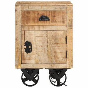 Mobiletto 40x30x57 cm in Legno Massello di Mango