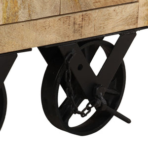 Mobiletto 40x30x57 cm in Legno Massello di Mango