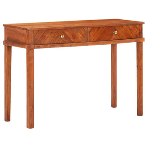Mobiletto Consolle 110x40x76 cm in Legno Massello di Acacia