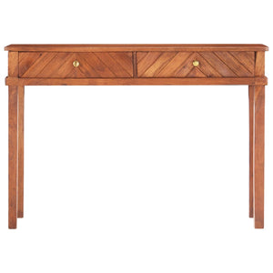 Mobiletto Consolle 110x40x76 cm in Legno Massello di Acacia