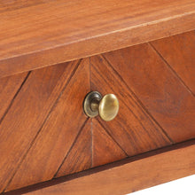 Carica l&#39;immagine nel visualizzatore di Gallery, Mobiletto Consolle 110x40x76 cm in Legno Massello di Acacia