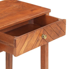 Carica l&#39;immagine nel visualizzatore di Gallery, Mobiletto Consolle 110x40x76 cm in Legno Massello di Acacia