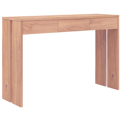 Mobiletto Consolle 110x35x75 cm in Legno Massello di Teak