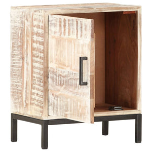 Mobiletto con anta 40x30x50 cm in Legno Massello di Acacia