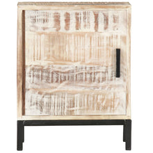 Carica l&#39;immagine nel visualizzatore di Gallery, Mobiletto con anta 40x30x50 cm in Legno Massello di Acacia