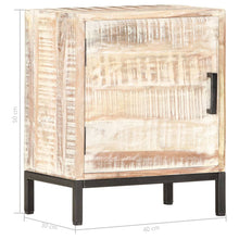 Carica l&#39;immagine nel visualizzatore di Gallery, Mobiletto con anta 40x30x50 cm in Legno Massello di Acacia