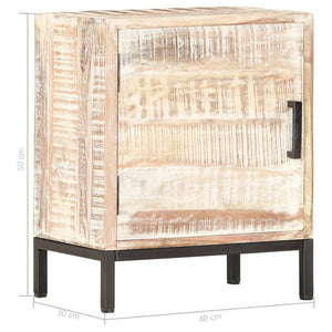 Mobiletto con anta 40x30x50 cm in Legno Massello di Acacia