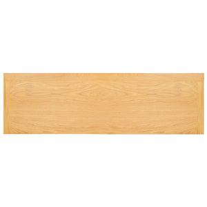 Tavolo Consolle 83x30x73 cm in Legno Massello di Rovere