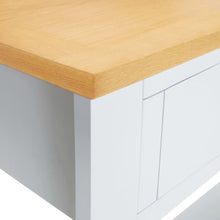 Laden Sie das Bild in den Galerie-Viewer, Tavolo Consolle 83x30x73 cm in Legno Massello di Rovere