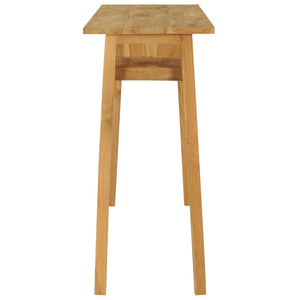 Mobiletto Consolle 120x35x75 cm in Legno Massello di Teak