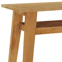 Carica l&#39;immagine nel visualizzatore di Gallery, Mobiletto Consolle 120x35x75 cm in Legno Massello di Teak