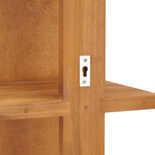 Indlæs billede til gallerivisning Specchio da Parete con Mensole 30x30x120 cm in Massello di Teak