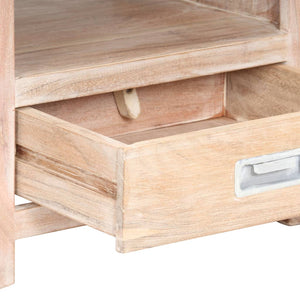 Mobiletto 40x30x60 cm in Legno Massello di Acacia