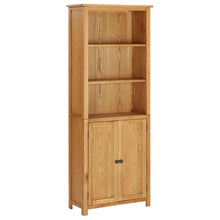 Load image into Gallery viewer, Libreria con 2 Ante 70x30x180 cm in Massello di Rovere